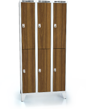 Divided cloakroom locker ALDERA with feet 1920 x 900 x 500